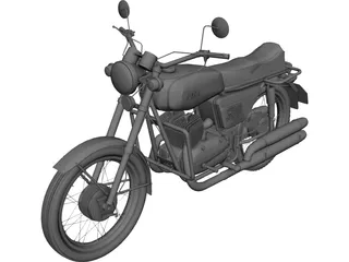 Jawa 350-634 (1978) 3D Model preview