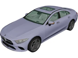 Mercedes-Benz CLS 450 (2018) 3D Model preview