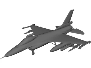 Mitsubishi F-2 Viper Zero 3D Model preview