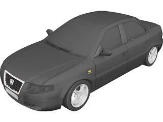 IKCO Samand Soren 3D Model preview