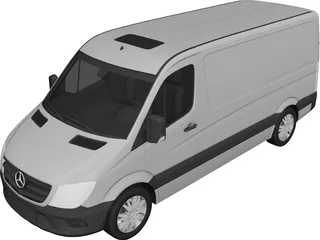 Mercedes-Benz Sprinter (2013) 3D Model preview
