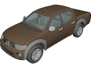 Mitsubishi L200 3D Model preview