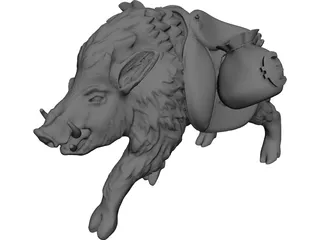 Boar 3D Model preview