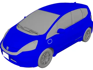 Honda Fit EV (2014) 3D Model preview