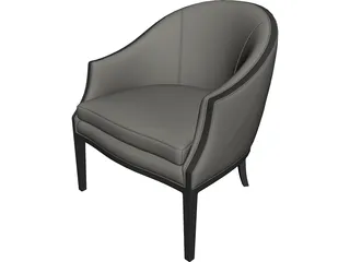 Office Chair 3D Model preview