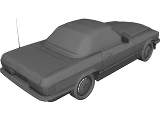 Mercedes-Benz 350SLC 3D Model preview