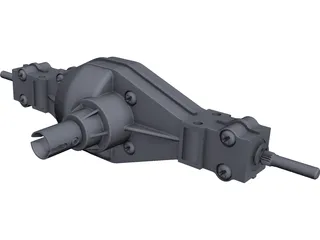 Rear Differential 3D Model preview