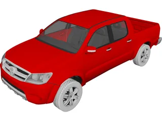 Toyota Hilux (2010) 3D Model preview