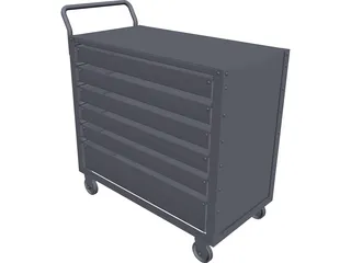 Tool Box 3D Model preview