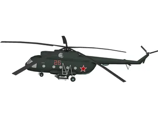 Mil Mi-17 3D Model preview