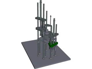 Terminal Tapping Machine 3D Model preview