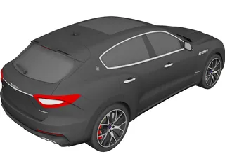 Maserati Levante S Q4 GranSport (2019) 3D Model preview