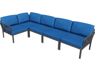 Sofa 3D Model preview