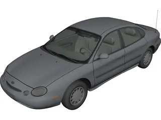 Ford Taurus (1996) 3D Model preview