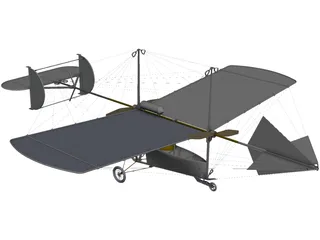 Vlaicu II 1910 3D Model preview