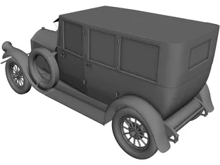 Pierce-Arrow Model 7 (1920) 3D Model preview