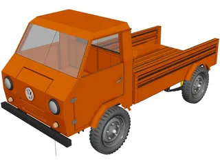 Volkswagen DMG Trakbayan 3D Model preview