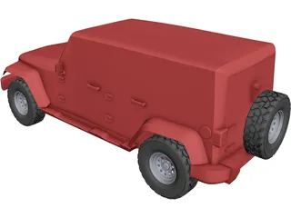 Jeep Wrangler 3D Model preview