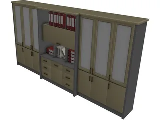Cupboard 3D Model preview