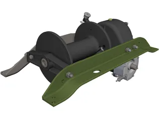 Winch 3D Model preview
