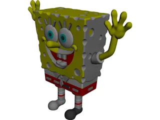 Sponge Bob 3D Model preview