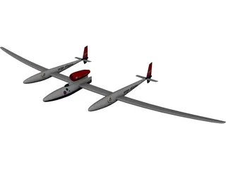 Virgin Atlantic GlobalFlyer 3D Model preview