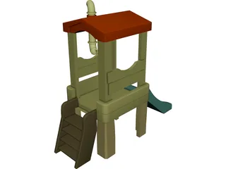 Treehouse Playset 3D Model preview