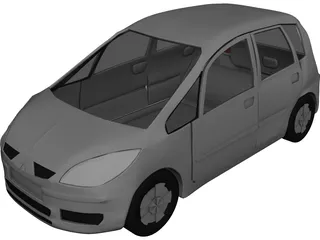 Mitsubishi Colt 5-door 3D Model preview