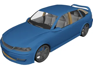 Vauxhall Vectra [Tuned] (1999) 3D Model preview