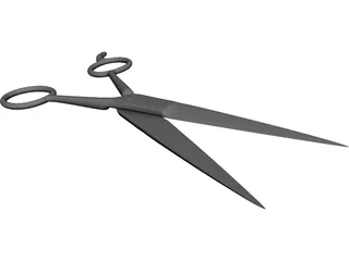 Surgical Scissors 3D Model preview