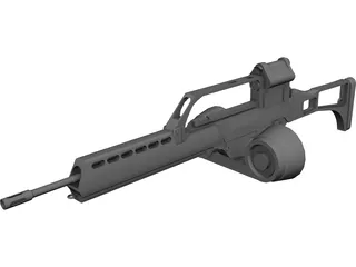 G36A Cmag 3D Model preview