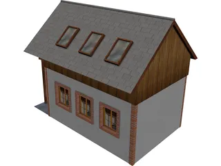 Weekender House 3D Model preview