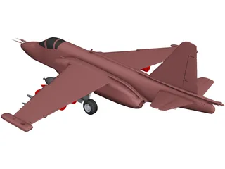 Sukhoi Su-25 Frogfoot 3D Model preview