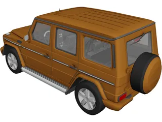 Mercedes-Benz G500 W463 (2008) 3D Model preview