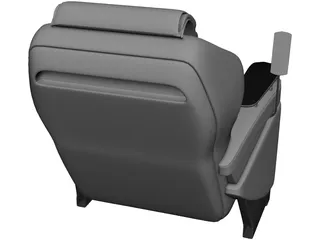 Massage Chair 3D Model preview