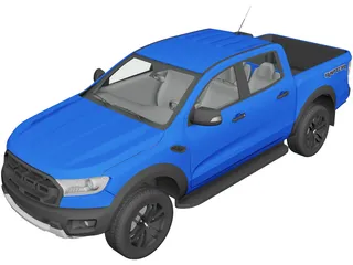 Ford Ranger Raptor (2018) 3D Model preview