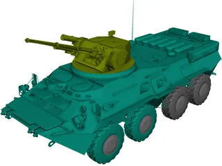 BTR-3E1 3D Model preview