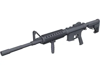 M4A1 3D Model preview