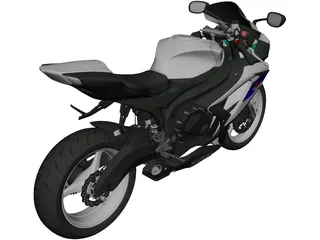 Suzuki GSX-R 750 (2008) 3D Model preview
