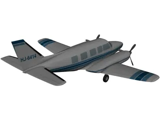 Piper PA-31 Navajo 3D Model preview