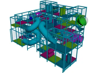 Children Playscape 3D Model preview