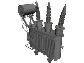 Transformator 3D Model preview