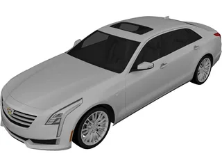 Cadillac CT6 (2016) 3D Model preview