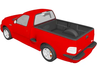 Ford F-150 SVT Lightning (1999) 3D Model preview