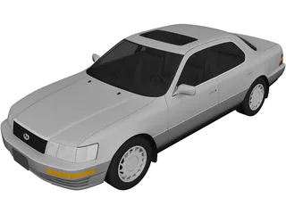 Lexus LS 400 (1989) 3D Model preview
