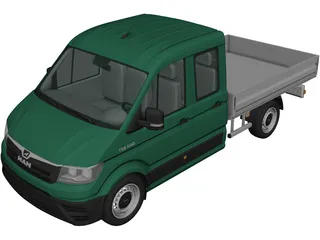 MAN TGE (2017) 3D Model preview