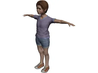 Child 3D Model preview