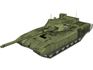 T-14 Armata 3D Model preview