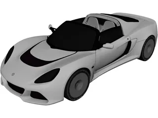 Lotus Exige S Roadster (2013) 3D Model preview