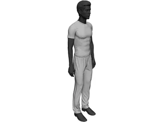 Male 3D Model preview